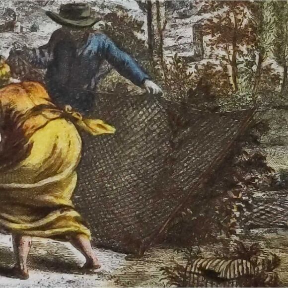 Giuseppe Zocchi vintage lithograph print Ottobre - Picture 15 of 15